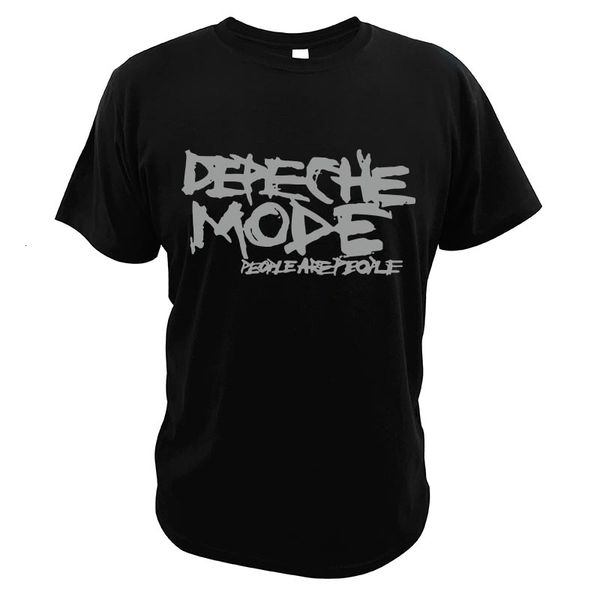

mens tshirts depechemode people are tshirt english electronic music band tee casual summer graphic t shirt hiphop men clothing 230407, White;black