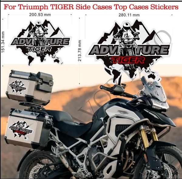

suitable for triumphal tiger 660 800 850 900 1050 1200 adventure trilateral box sticker