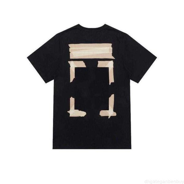

summer off brand men's women designers t shirts loose tees casual tshirt luxury clothing street white black short fashion sleeve cloth