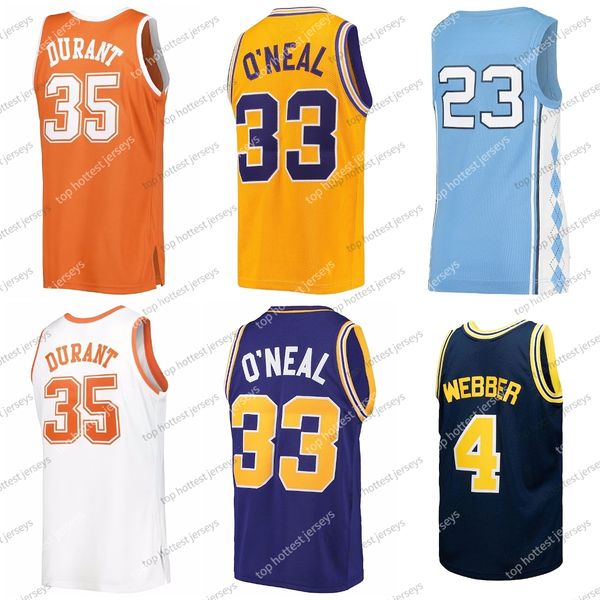 

ncaa jersey kevin durant texas longhorns shaquille o'neal lsu tigers north carolina tar heels college all stitched shirts ncaa orange p, Black