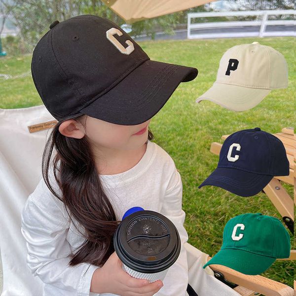 

caps hats children hats new outdoor sport baseball cap spring summer letters embroidered adjustablebaby girls boys caps hip hop hat w0408, Yellow