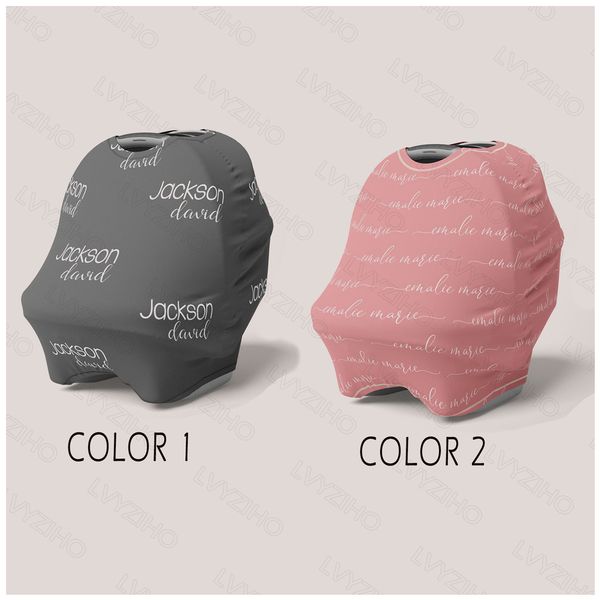 

crib netting lvyziho personalized name baby car seat cover canopy highchair cover shopping cart nursing multi use 230407