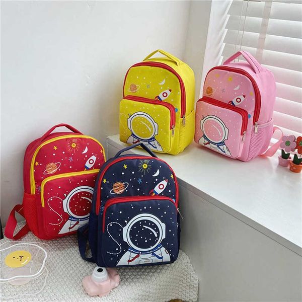 

backpacks waterproof school bags for kids orthopedic backpack children cartoon astronaut backpack for pupil student mochilas para nios p2304