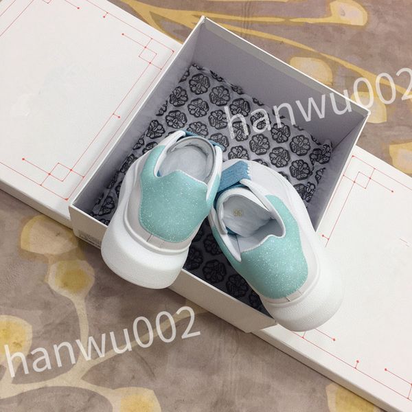 

2023 luxury men women fashion shoes lace-up flat platform designer sneaker black genuine leather air cushion sneake