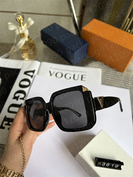 

fashion sunglasses 3619 with letter designer brand sun glasses women men traveling sunglass black grey beach adumbral, White;black
