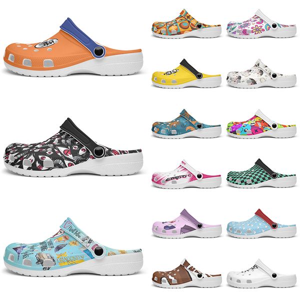 

Customized Glossy clean comfortable beautiful Diy shoes for men and women's indoor slippers 95380