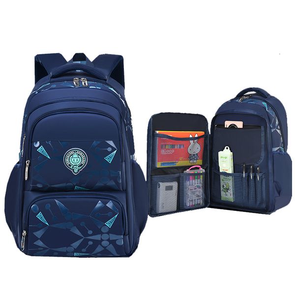 

school bags grade 3-6 waterproof children school bags boys primary school backpacks orthopedi junior high schoolbag mochila infantil 230408