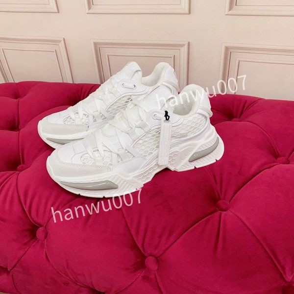 

brand women men fashion designer shoes runner trainers suede leather low-cut shoes black white slip-on casual shoes2023
