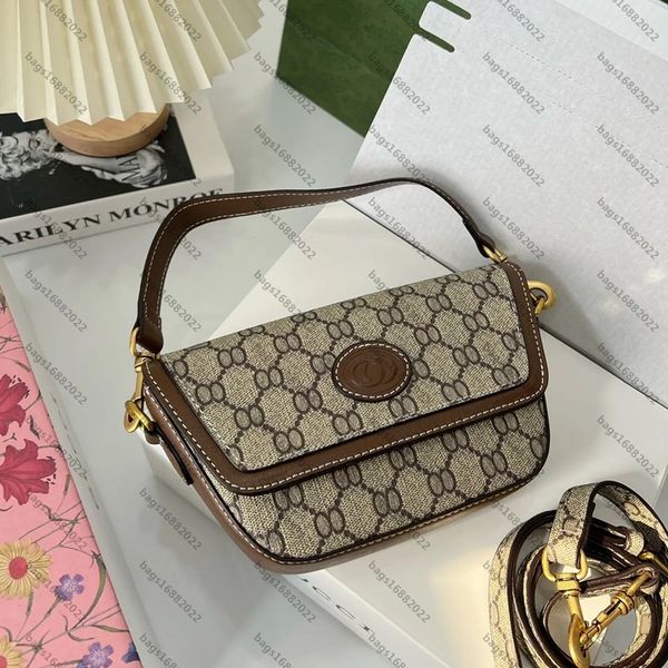 

designer womens shoulder bag luxury mini handbags fashion letter leather bag marmont cny underarm clutch ladies jackie1961 vintage sling pur, Red;black