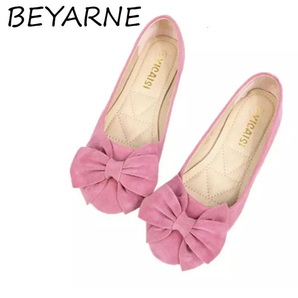 

dress shoes beyarnelady flock spike heels flats round toe big bow latex comfortable insole purple khaki shoes plus size chinese 4334 cutene, Black