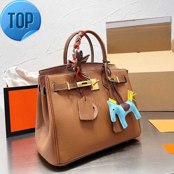 

tote bag handbag shoulder straps birkin handmade platinum lychee cowhide leather purse women bk 30 h designer fashion luxuryeg