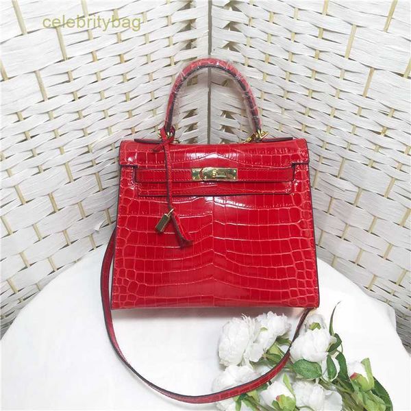 

designer kelyss handbags hemrres new women's bag crocodile fashion cowhide one shoulder crossbody handbag has logo 3e8c