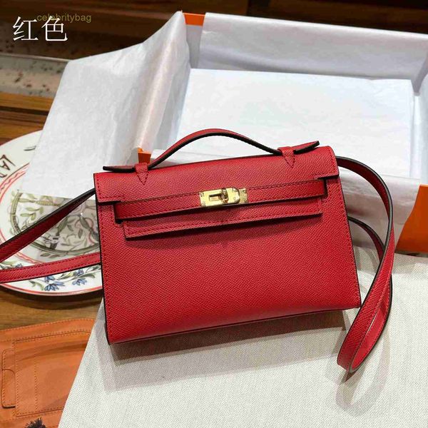 

designer kelys handbags hemrres generation palm pattern real leather bag new handheld crossbody small square internet red same texture women
