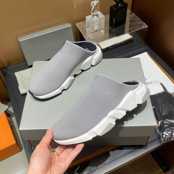 

2023 man speed sock slippers walking shoe original lady black white red lace socks sports sneakersboot clear sole runner sneaker casual shoe