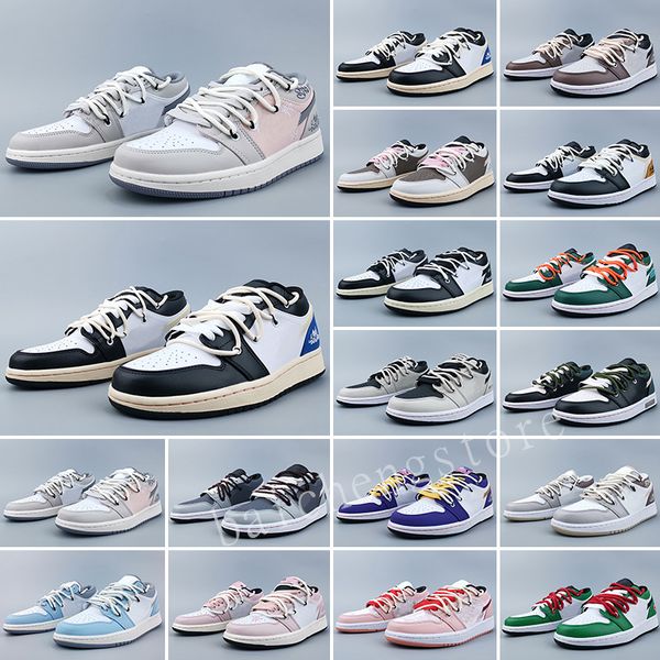 

shoes basketball low 1s jumpm 1 mystic navy bred shadow mocha cardinal red ice marina blue black green toe unc sneakers taxi b0, White;red