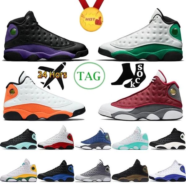 

jumpman 13 13s mens basketball shoes retro red flint court purple black university gold starfish aurora green lucky green got royal men trai