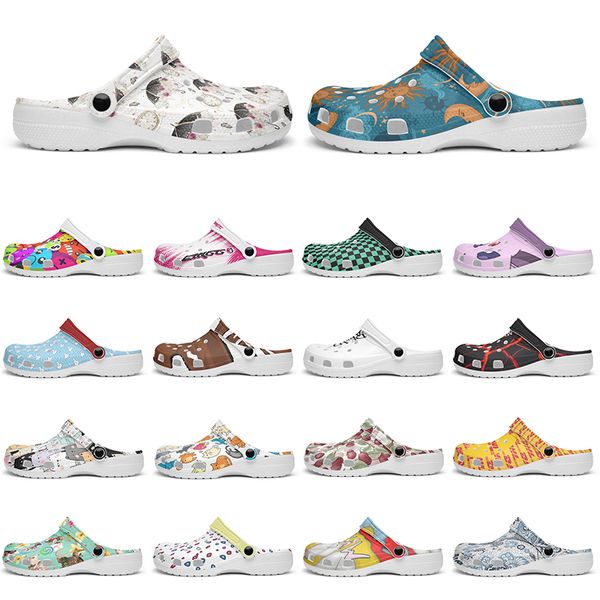 

Customized Glossy exquisite clean fashion beautiful Diy shoes for men and women's indoor slippers 91206