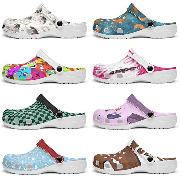 

Customized Glossy exquisite clean comfortable beautiful Diy shoes for men and women's indoor slippers 95029