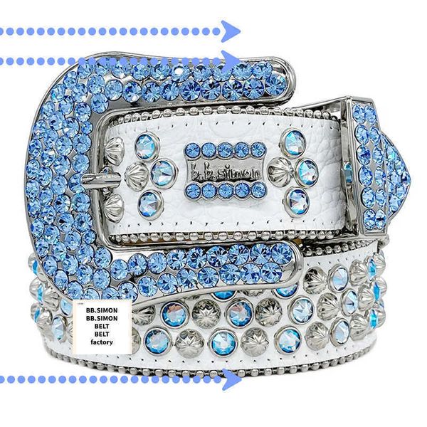 

with boxdesigner bb simon belts for men women shiny diamond belt black on black blue white multicolour with bling rhinestones as gift3312133, Silver