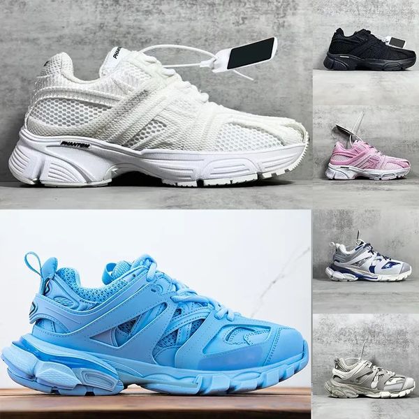 

new designer shoes balencaigaitys phantom trainer running shoes 8 for men women outdoor track 3 designer sneaker platform thick bottom s dtj, Black
