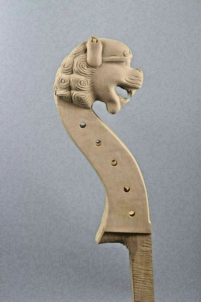 

1x master hand carved maple 5strings 4/4 cello neck lion head high quality