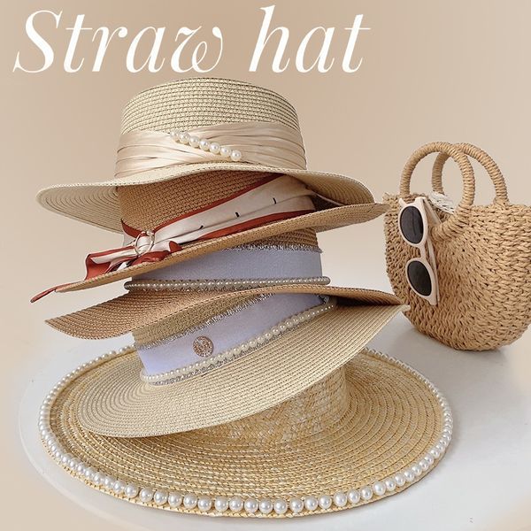 

trendy women straw hats summer beach sun hat woven hat caps ladies holiday sun hat, Blue;gray