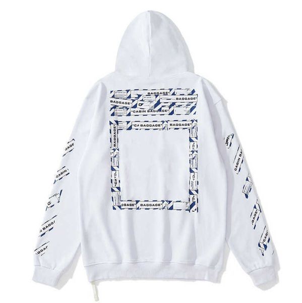 

men's offs sweatshirts luxury brand autumn winter pullover hoodies designers women sweater men arrow cross letter hoodie coat sweatshi, Black