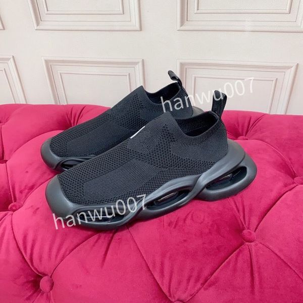 

2023brand womens fashion designer shoes runner trainers suede leather low-cut shoes black white slip-on casual shoes