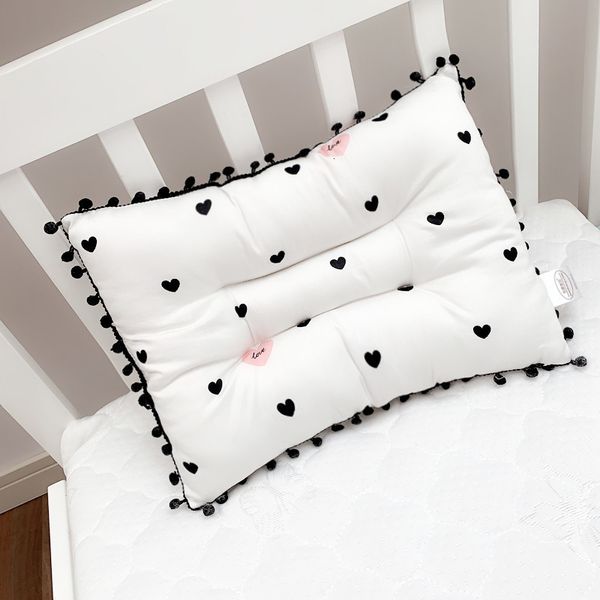 

pillows nordic cotton for children neck protection with tassels 135 years old beddings baby and child beddroom decor 230407