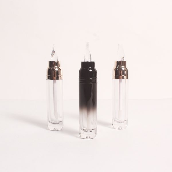 

100pcs/lot mini plastics empty bottle clear lip gloss tube lipstick balm bottle container cosmetic bottle