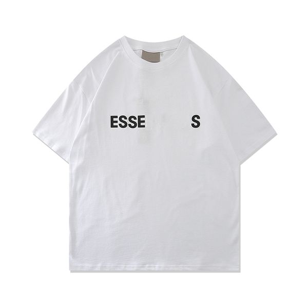 

summer men women essentail shirt designers t shirt casual shirts luxury shorts tshirts essentail chest print fashion letter tees essentiel t, White;black