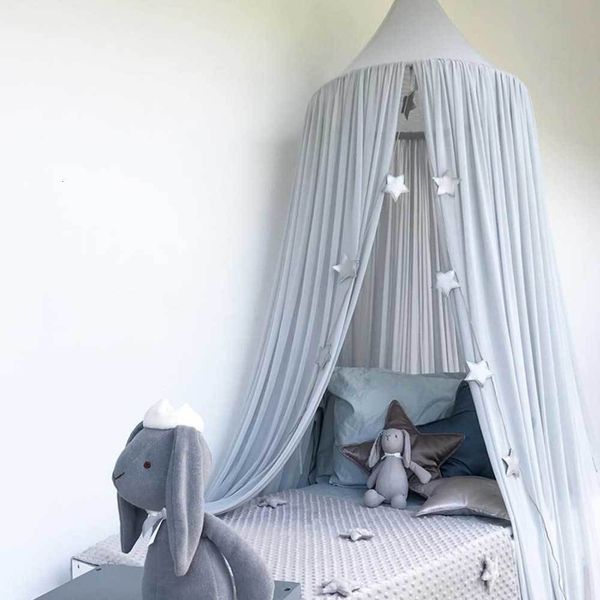 

crib netting baby bed hanging mosquito home decoration bedding canopy cover round children play tent accessories 230407