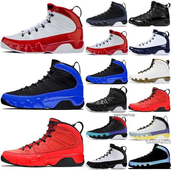 

jorden jordon 9 9s basketball shoes men black blue black white bred city of flight la dream it do it gym red sport trainer sneakers