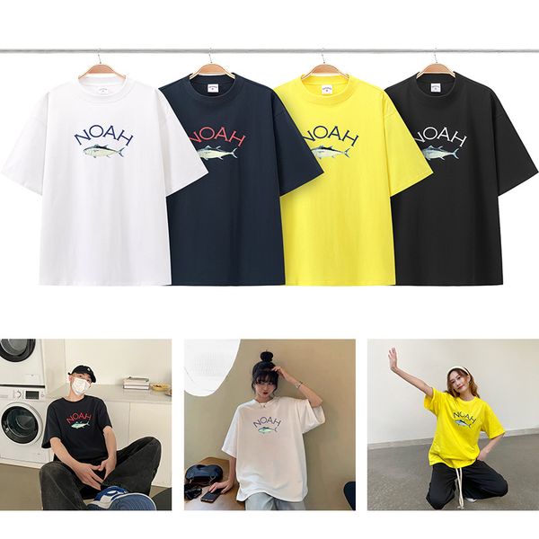 

summer noha casual multi color breathable loose cotton tuna pattern printing men's short sleeve, White;black