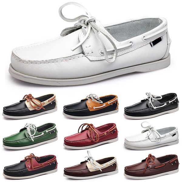 

casual shoes men black leisure silvers taupe dlives brown grey red green walking low soft multi leather mens sneakers outdoor trainer