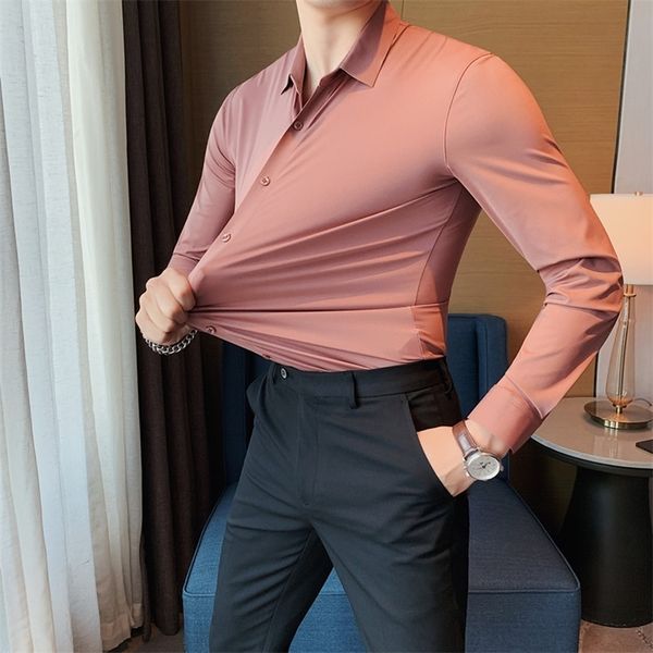 

men's casual shirts autumn solid long sleeve dress men's clothing simple slim fit casual coat men's shirt men's shirt 23, White;black