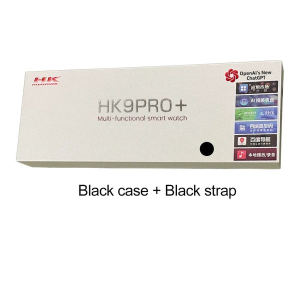 HK9 Pro Plus + Men's and Women's Smartwatch, device with 2GB ROM, AMOLED display, NFC, PK Hello Watch 3