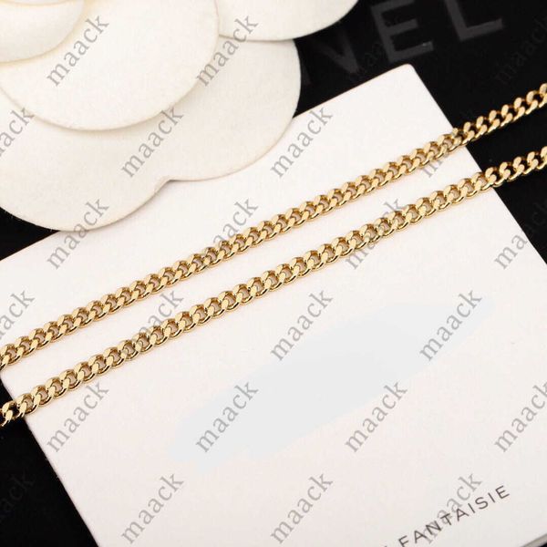 

women luxury designer brand double letter chain 18k gold plated crysatl rhinestone sweater necklaces for womens wedding jewelry gifts m23040, Silver
