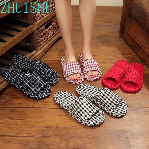 

slippers pure cotton fabric cloth bottom cloth slippers wood floor tiles mute indoor soft bottom female home four seasons 230407, Black