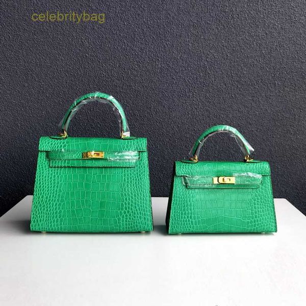 

designer kelys handbags hemrres family 2023 new h second generation crocodile cow leather mini fashion hand versatile messenger 1 has logo 8