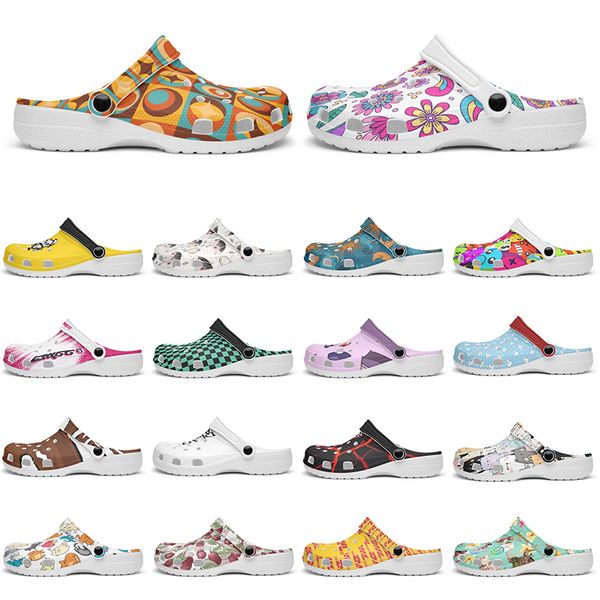 

Customized Glossy exquisite clean fashion beautiful Diy shoes for men and women's indoor slippers 90010