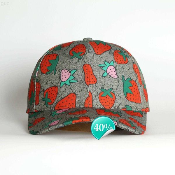 

2023yearh quality strawberry baseball caps man's cotton cactus classic letter Ball caps summer women sun hats outdoor adjustable Snapback Cap girl's cute visor222, Cl.1