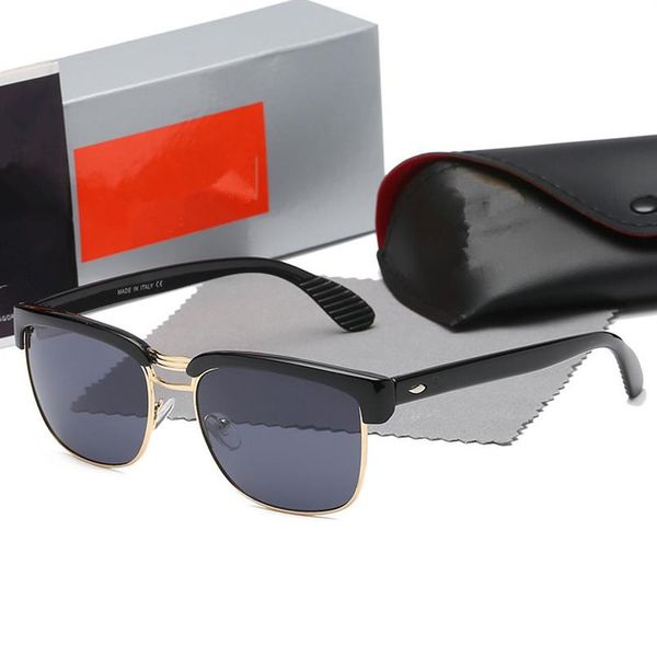 

men classic brand retro ray sunglasses 2022 luxury designer eyewear band bans metal frame designers ben women sun glasses 765265b, White;black