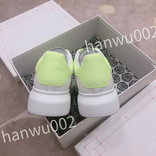 

new casual men women fashion shoes lace-up flat platform designer sneaker black genuine leather air cushion sneake