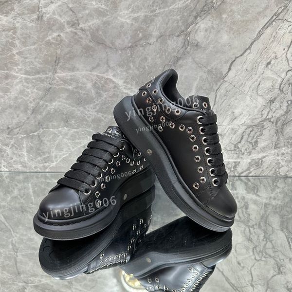 

men designer casual shoes mens multi-color lace-up sports shoes fashion running shoes soft and comfortable platform shoes, Black