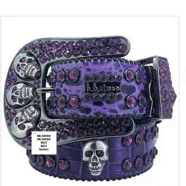 

with boxfashion belts for women mens designer bb simon shiny rhinestones multicolor1732, Silver