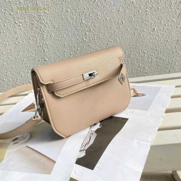 

designer kellies handbags hemres genuine leather women's spring and summer 2023 new cow messenger underarm single shoulder diagonal has