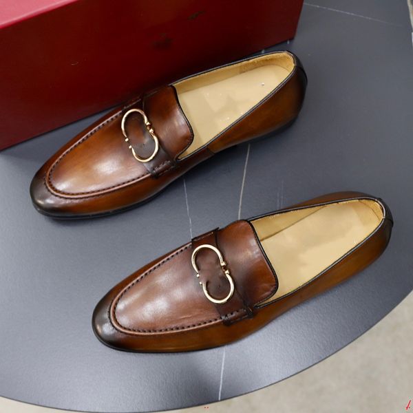 

f3/3model men's shoes leather embossing classic fashion luxury men shoes wear-resistant non slip mans footwear anti-slip black shoes