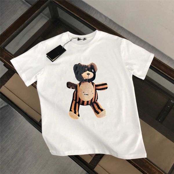 

fashion men's t-shirts luxury design 2023 fendyity men's t-shirt retro decorative feel soft anti-wrinkle letter printing casual co, White;black