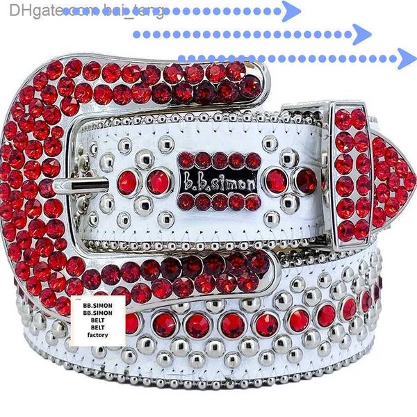 

with boxdesigner bb belt simon belts for men women shiny diamond belt black blue white multicolour with bling rhinestones as gift baiteng111, Silver